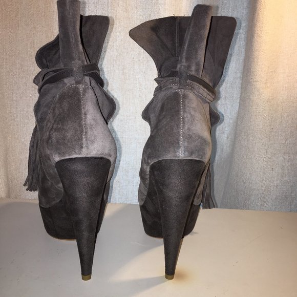 Colin Stuart Suede Platform Boots - Picture 3 of 3